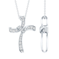 Certified Lab Grown Diamond Catholic Cross Pendant