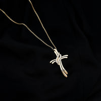 Lab Grown Diamond Designer Catholic Cross Necklace