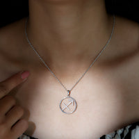 Certified Moissanite Sagittarius Zodiac Sign Necklace