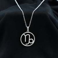 Certified Moissanite Capricorn Zodiac Necklace