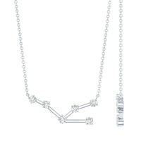 Moissanite Constellation Taurus Zodiac Sign Necklace