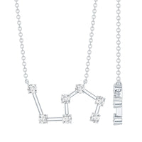 Moissanite Constellation Leo Zodiac Sign Necklace