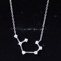 Certified Moissanite Constellation Sagittarius Zodiac Sign Necklace