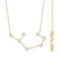 Certified Moissanite Constellation Sagittarius Zodiac Sign Necklace