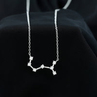 Certified Moissanite Constellation Scorpio Zodiac Necklace