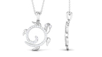 Certified Moissanite Turtle Shape Pendant Necklace