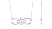 Certified Diamond Infinity Necklace in Prong Setting