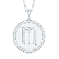 Certified Moissanite Scorpio Zodiac Pendant for Women