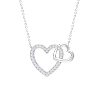Diamond 2 Heart Promise Necklace