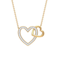Diamond 2 Heart Promise Necklace