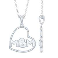MOM Necklace with Natural Diamond