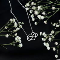 Certified Moissanite Infinity Heart Necklace