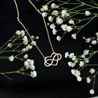 Certified Moissanite Infinity Heart Necklace