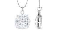 1/4 CT Certified Moissanite Bridal Pendant in Prong Setting