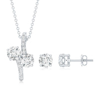Certified Moissanite Minimal Jewelry Set