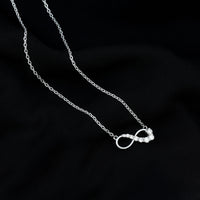 Diamond Infinity Pendant Necklace For Women
