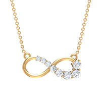 Diamond Infinity Pendant Necklace For Women
