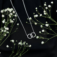 Certified Diamond Circle Pendant Necklace