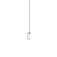 Diamond Sideway Infinity Pendant Necklace