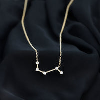 Moissanite Aries Constellation Necklace for Women