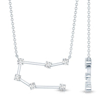 Certified Moissanite Gemini Constellation Necklace