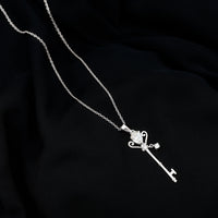 Certified Lab 5X7 MM Pear Shaped Diamond Key Pendant