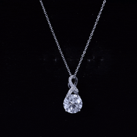 2 Carat Lab Grown Diamond Infinity Pendant Necklace