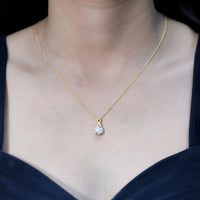 2 Carat Lab Grown Diamond Infinity Pendant Necklace