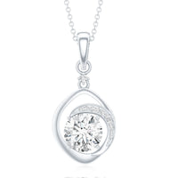 Lab Grown Diamond 2 Carat Solitaire Necklace