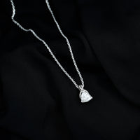 Trilliant Cut 1.6 CT Moissanite Designer Necklace with Silver Chain