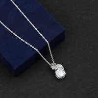 Nature Inspired 5.6 Carat Moissanite Designer Necklace for Wedding