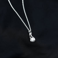 Certified Moissanite Infinity Necklace with Chain
