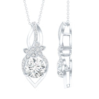 Certified Moissanite Designer Bridal Necklace For Wedding