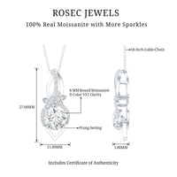 Certified Moissanite Designer Bridal Necklace For Wedding