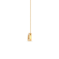 Diamond Sideway Infinity Pendant Necklace