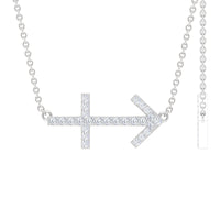 Lab Grown Diamond Sagittarius Zodiac Necklace