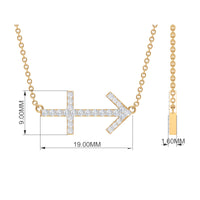 Lab Grown Diamond Sagittarius Zodiac Necklace