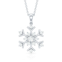 Certified Natural Diamond Christmas Necklace With Chain