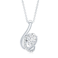 Certified Oval Shape Lab Grown Diamond Designer Necklace