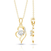 Heart Necklace with Lab Grown Diamond