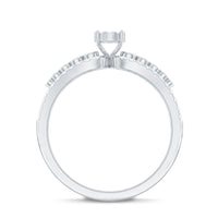 Diamond Designer Engagement Ring with Side Stones