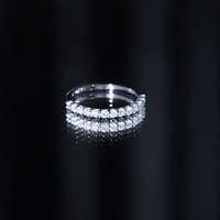 Round Cut Diamond Stackable Eternity Band