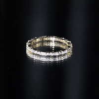 Certified Moissanite Stackable Enhancer Ring