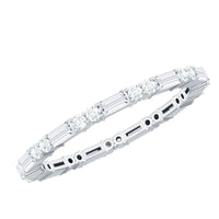 Certified Moissanite Stackable Enhancer Ring