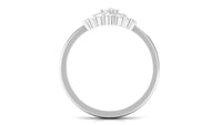 Contemporary Diamond Promise Ring with Certificate