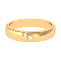 Natural Diamond Mens Wedding Band Ring