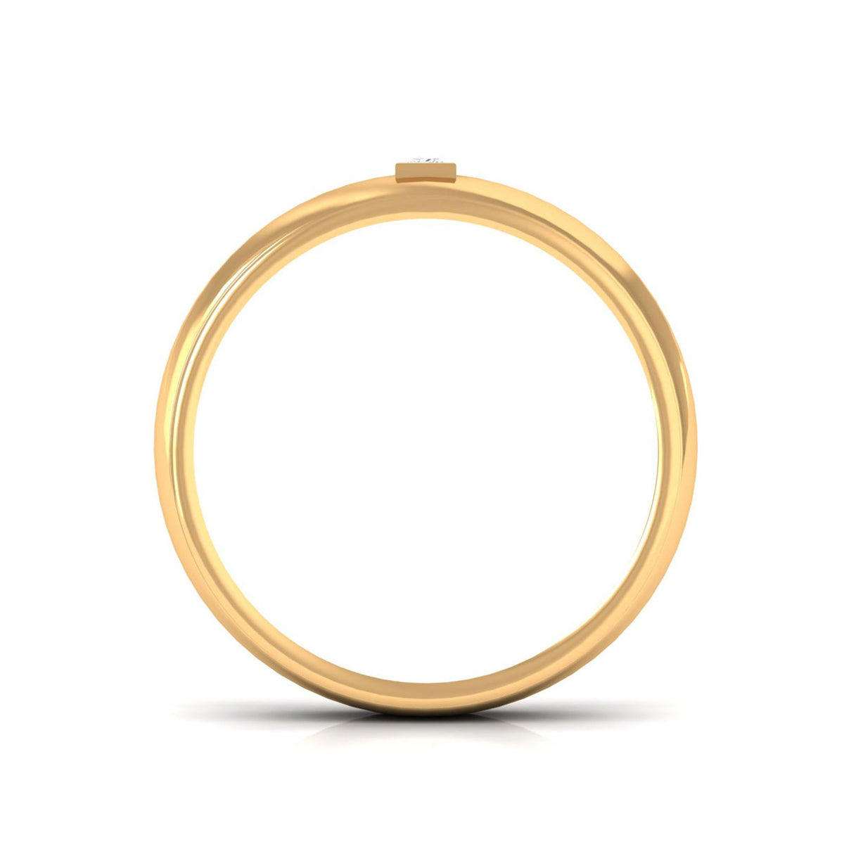 Natural Diamond Mens Wedding Band Ring