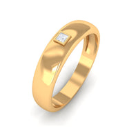Natural Diamond Mens Wedding Band Ring