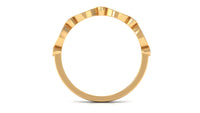 Certified Natural Diamond Half Eternity Ring for Anniversary