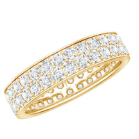 Certified Moissanite Full Eternity Wedding Band For Women